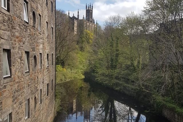 Water of Leith and West Mills (left)